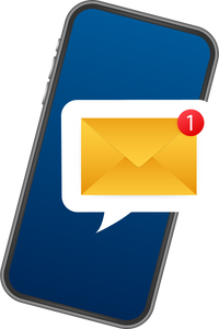 Email notification concept. New email